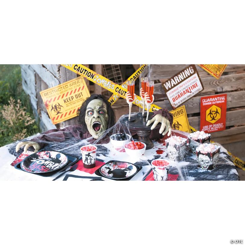 10" x 25" Clawing Zombie Groundbreaker with LED Eyes Halloween Decoration - image 5
