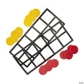 11 1/4" x 27" Jumbo Magnetic Ten Frame Foam Counting Trays with Circles Set - 22 Pc.