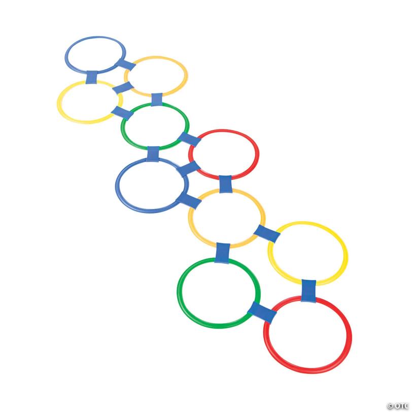 11" Bright Colors HopscElite Festoh Rings Active & Outdoor Games Set