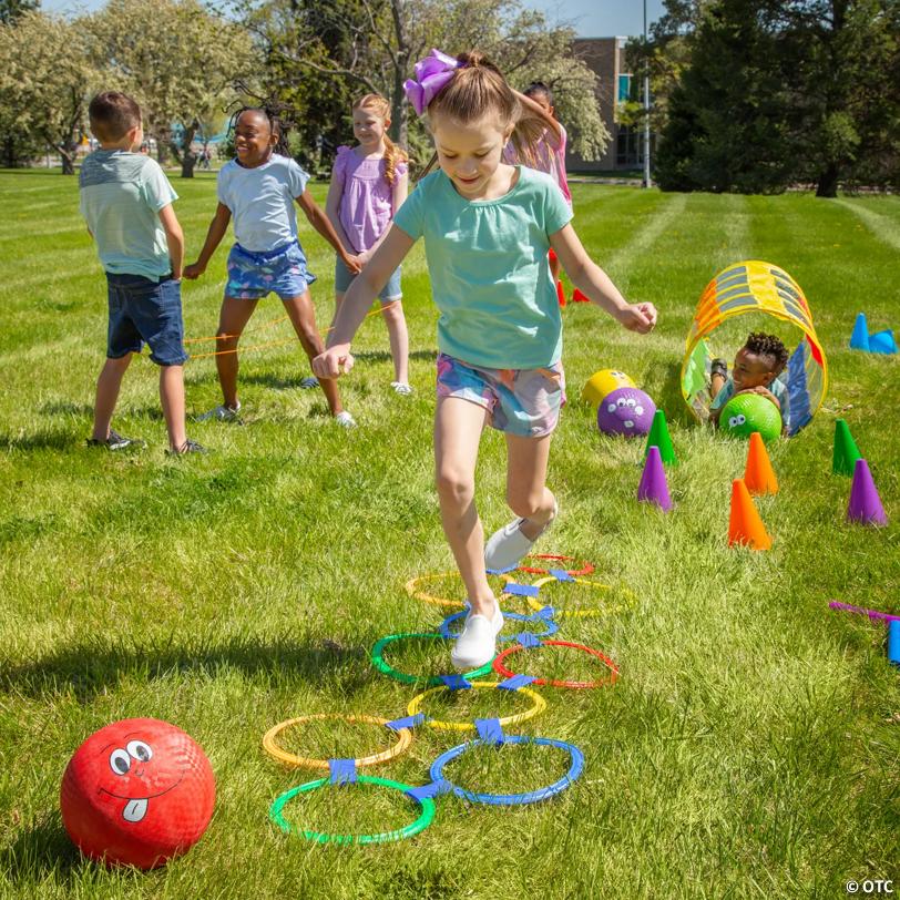 11" Bright Colors HopscElite Festoh Rings Active & Outdoor Games Set