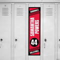 11" x 44" Personalized Locker Banner
