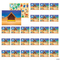 11" x 8 1/2" Bulk 24 Pc. Design Your Own Religious Nativity Sticker Scenes