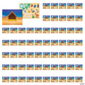 11" x 8 1/2" Mega Bulk 60 Pc. Design Your Own Religious Nativity Sticker Scenes