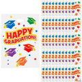 12" x 17" Bulk 50 Pc. Large Elementary Graduation Plastic Goody Bags | Elite Festo