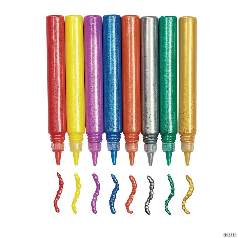 15 ml Assorted Colors Fabric Paint Pens - Set of 24