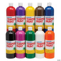 16 oz. Washable Classic Colors Tempera Paint Set - 10 Pc.