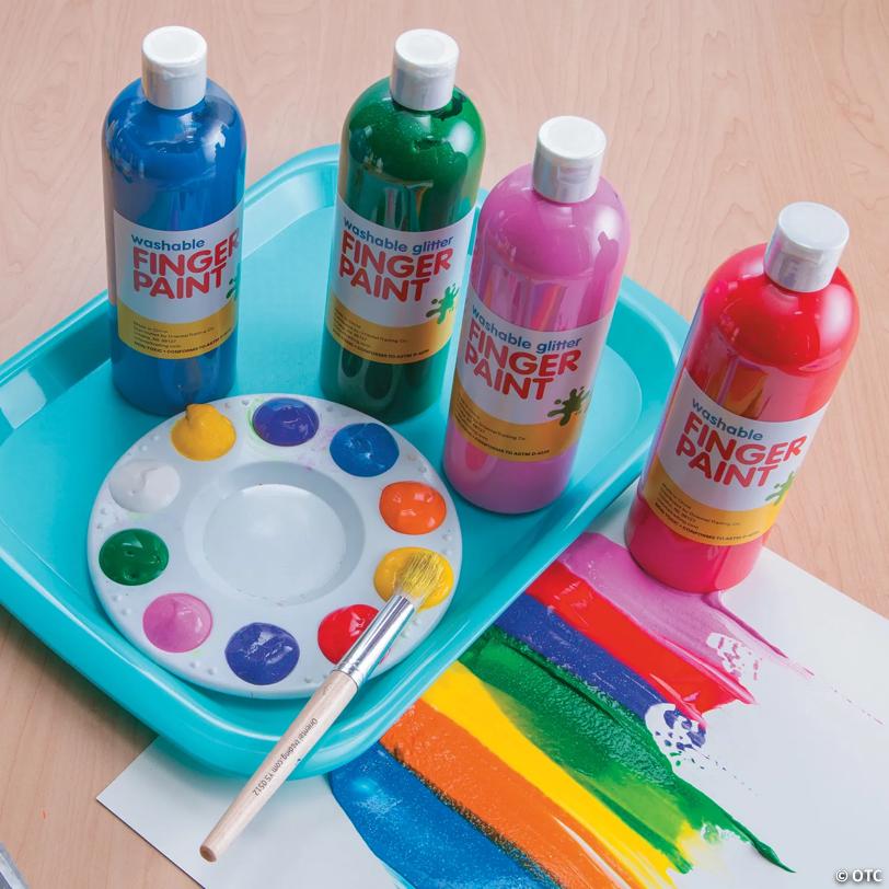 16 oz. Washable Classic Colors Tempera Paint Set - 10 Pc.