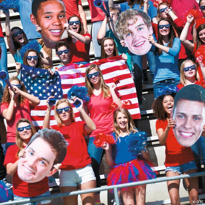 17 3/4" x 26 1/2" Personalized Custom Photo Big Head Plastic Cutout