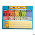 17" x 14" Number Place Values Cardstock Dry Erase Board Set - 24 Pc.
