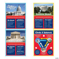17" x 22" Branches of Government Educational Classroom Paper Poster Set- 4 Pc.