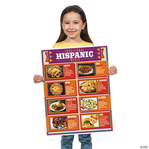 17" x 22" Hispanic Heritage Informational Cardstock Posters - 6 Pc.