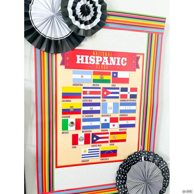 17" x 22" Hispanic Heritage Informational Cardstock Posters - 6 Pc.