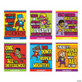 17" x 22" Superhero Character Cardstock Classroom Poster Set - 6 Pc.