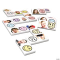 1 1/2" x 4 3/4" Emotions Plastic Dominoes Set in Collectors Tin - 28 Pc.