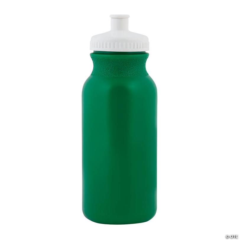 20 oz. Bulk 50 Ct. Green Plastic Water Bottles | Elite Festo