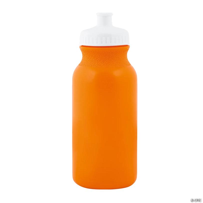 20 oz. Bulk 50 Ct. Orange Plastic Water Bottles | Elite Festo