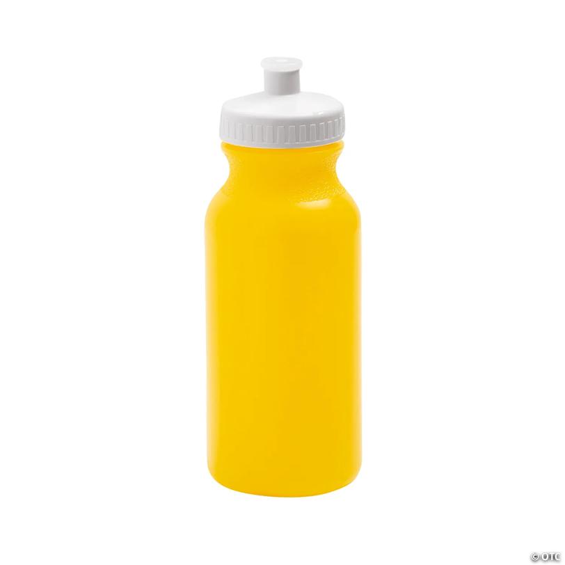 20 oz. Bulk 50 Ct. Yellow Plastic Water Bottles | Elite Festo