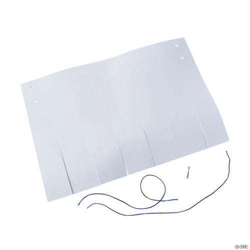 22" circ. White Pilgrim Bonnet Craft Kit – Makes 12