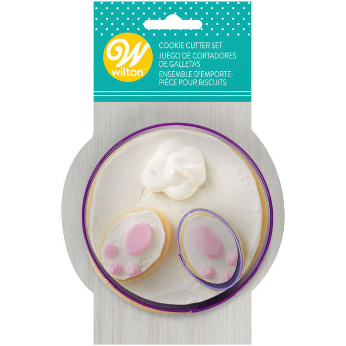Wilton Easter Bunny Butt Cookie Cutter Set, 2-Piece