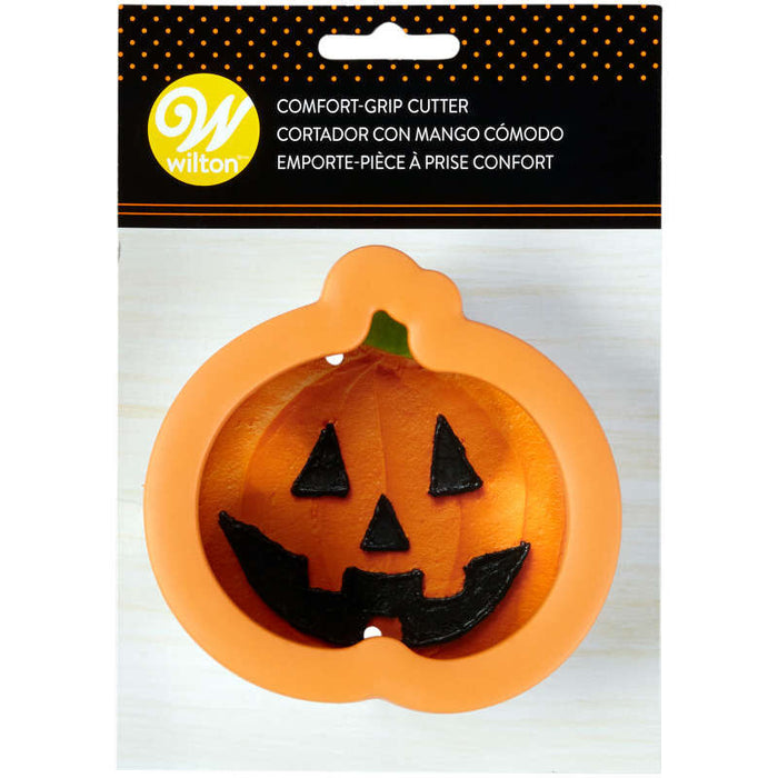 Wilton Halloween Comfort-Grip Pumpkin Cookie Cutter