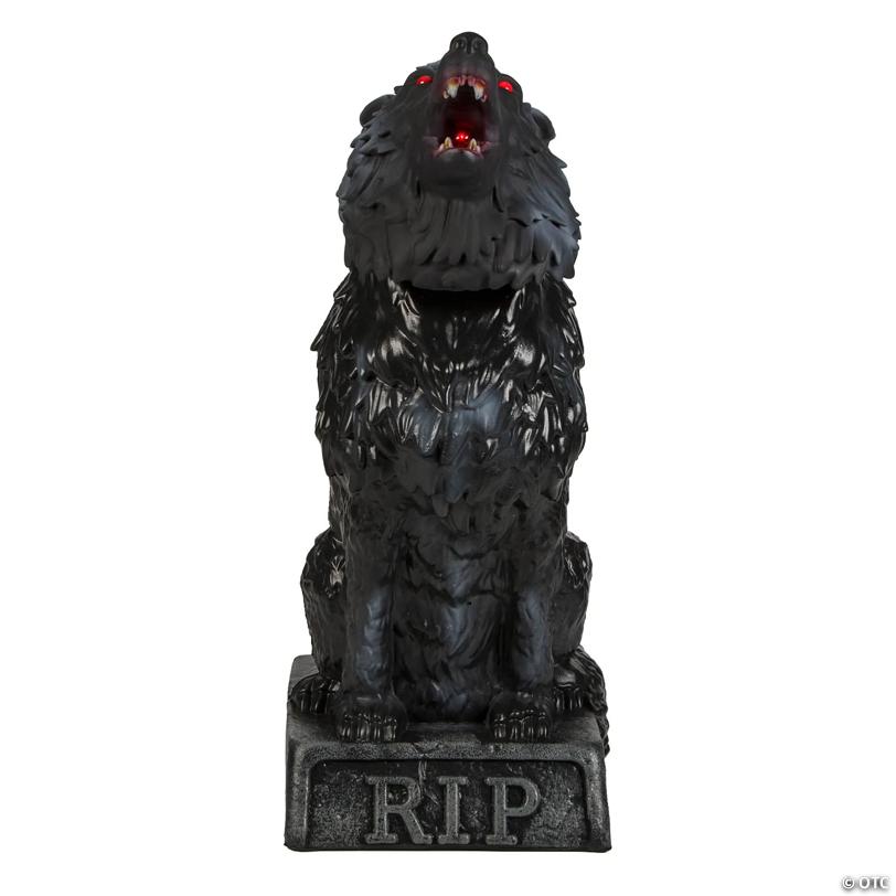 25 1/2" Animated Zombie Wolf Halloween Decoration - image 2