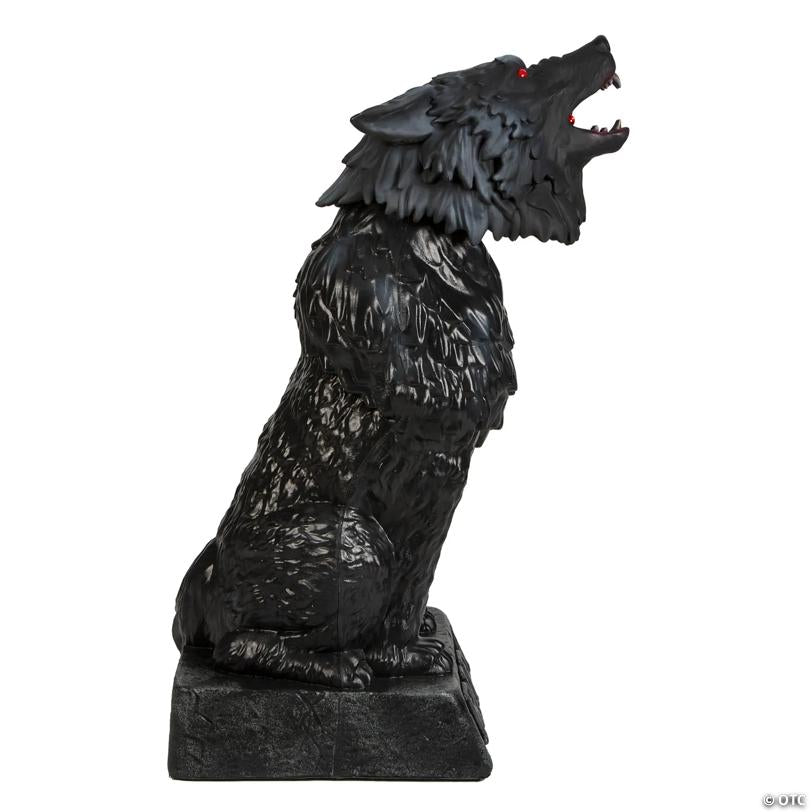 25 1/2" Animated Zombie Wolf Halloween Decoration - image 3