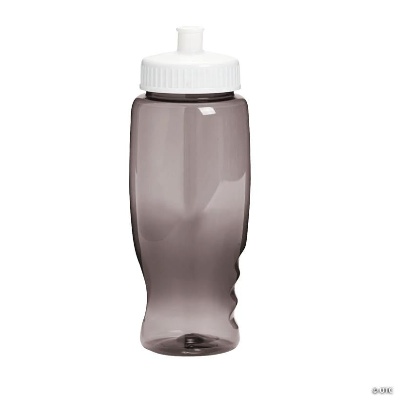 27 oz. Bulk 50 Ct. Black Plastic Water Bottles | Elite Festo