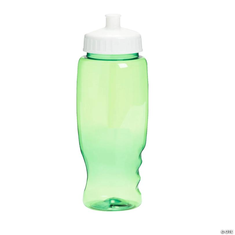 27 oz. Bulk 50 Ct. Green Plastic Water Bottles | Elite Festo