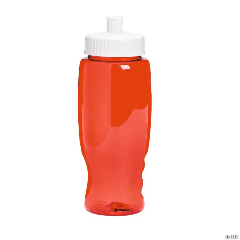 27 oz. Bulk 50 Ct. Red Plastic Water Bottles | Elite Festo