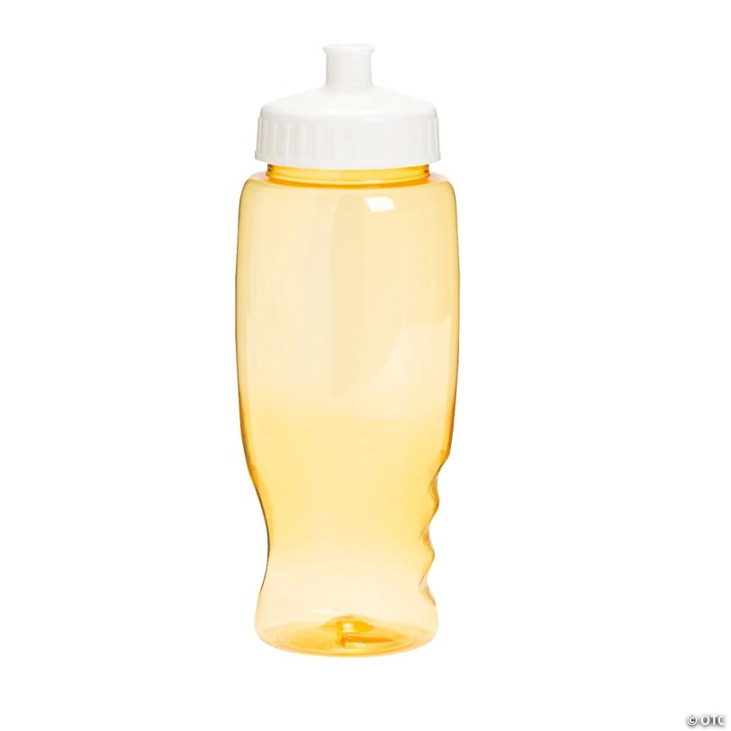 27 oz. Bulk 50 Ct. Yellow Plastic Water Bottles | Elite Festo
