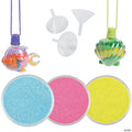 28" - 30" Tropical Ocean Sand Art Necklaces & Sand Kit - 63 Pc.