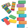 2" – 2 1/2" Bulk 72 Pc. Multicolor Beveled Rubber Eraser Assortment