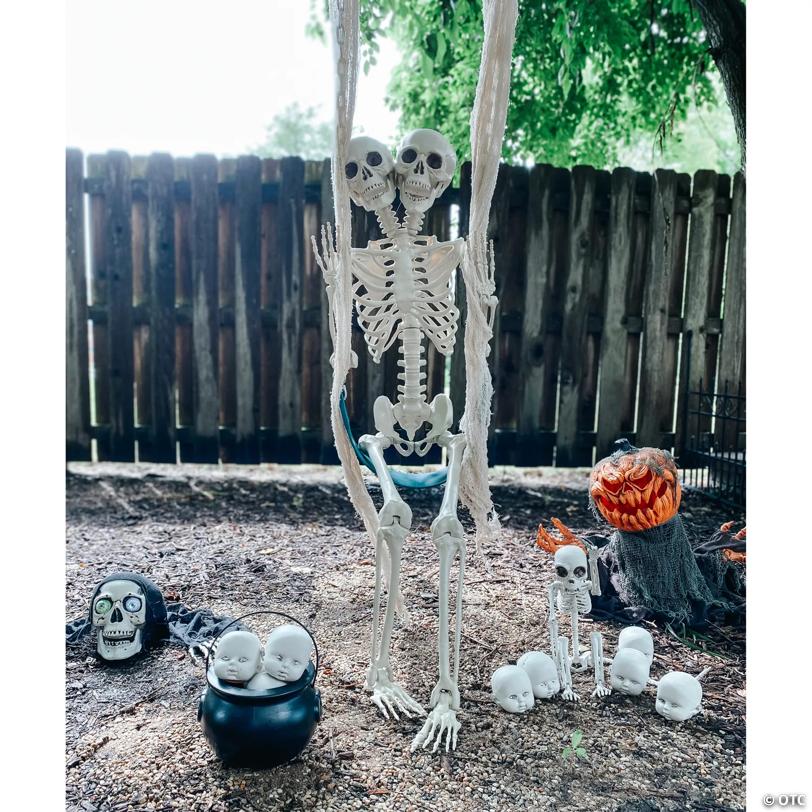 30" Animated Pumpkin Groundbreaker Halloween Decoration - image 3