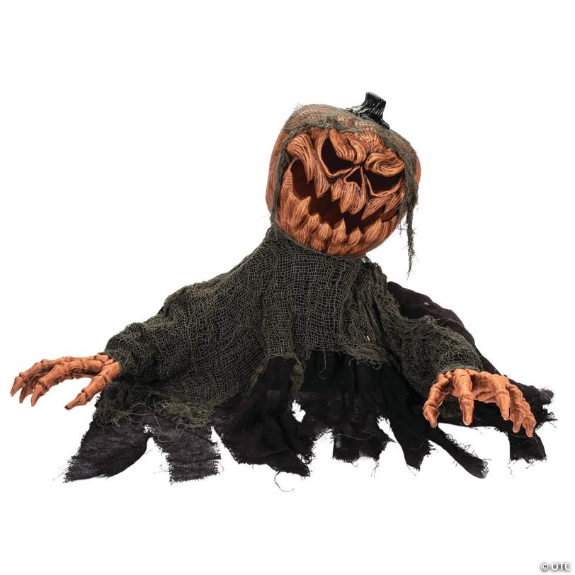 30" Animated Pumpkin Groundbreaker Halloween Decoration - image 2