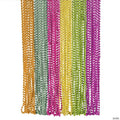 30" Bulk 48 Pc. Metallic Neon Bead Necklace Assortment | Elite Festo