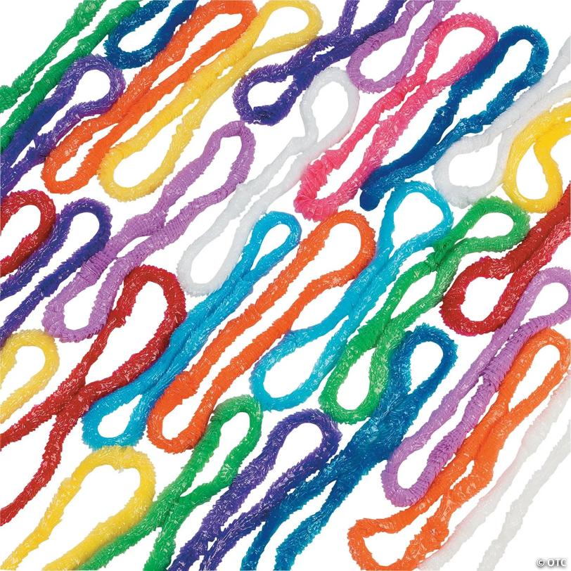 30" Mega Bulk 200 Pc. Bright Color Plastic Lei Assortment | Elite Festo