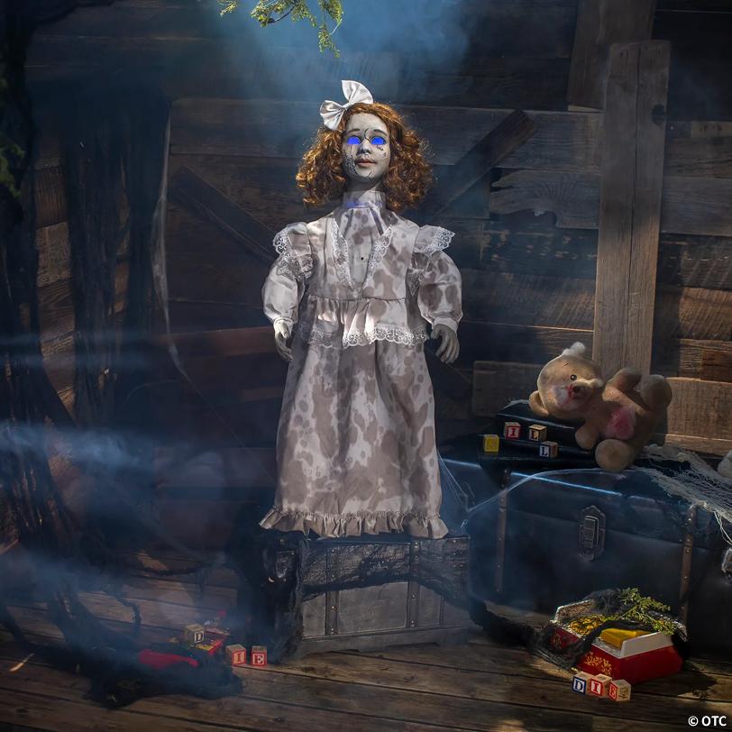 32" Animated Cracked Victorian Doll - image 5