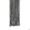 33" Bulk 48 Pc. Classic Metallic Black Plastic Bead Necklaces | Elite Festo