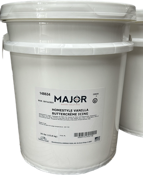 Major Homestyle Vanilla Buttercreme Icing 35 lb.