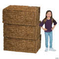 38 1/2" x 15 1/2" Bulk 3 Pc. Collapsible Plastic Faux Hay Bales