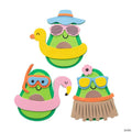 3 1/2" – 4 1/4" Beach Party Avocado Magnet Craft Kit – Makes 12