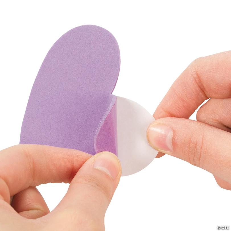 3 1/2" diam. Valentine Cookie Magnet Foam Craft Kit - Makes 12