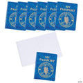 3 1/2" x 4 1/2" Bulk 72 Pc. Blue U.S. Passport Styled Notepads