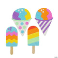 3 1/4" x 5" Summer Treats Assorted Bright Colors Sand Art Sets - 24 Pc.