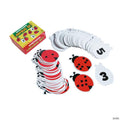3" x 4 1/4" Double-Sided Laminated Cardstock Subitizing Ladybug Set – 96 Pc.