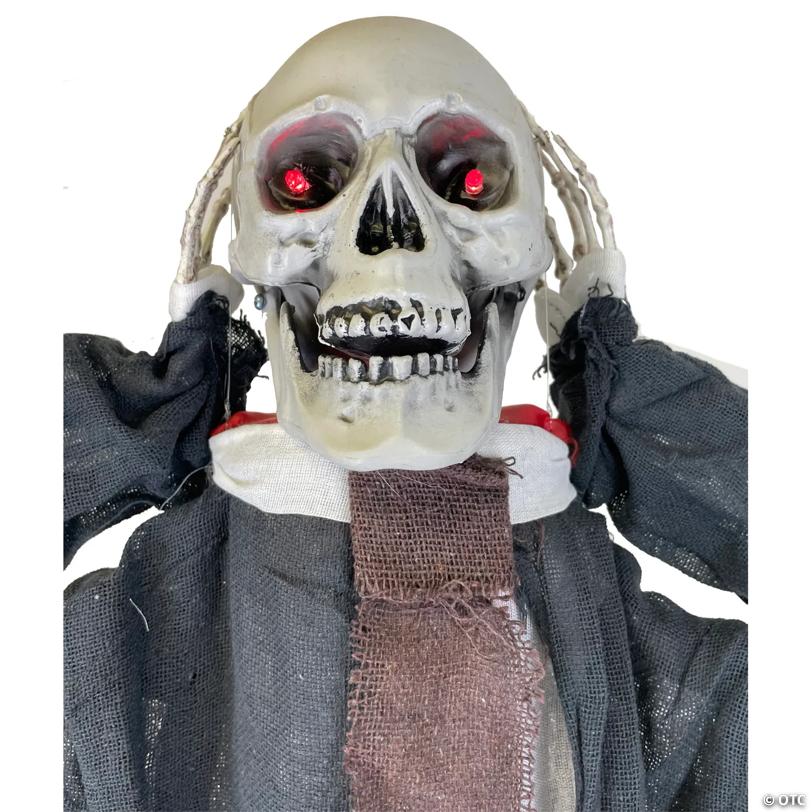 43" Hanging Skull Man Animated - image 2