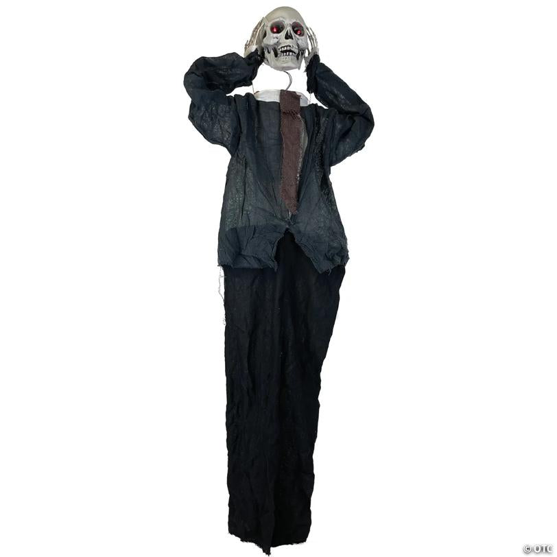 43" Hanging Skull Man Animated - image 4
