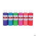 4-oz. 6-Color Tropical Assorted Colors Acrylic Paint - Set of 6