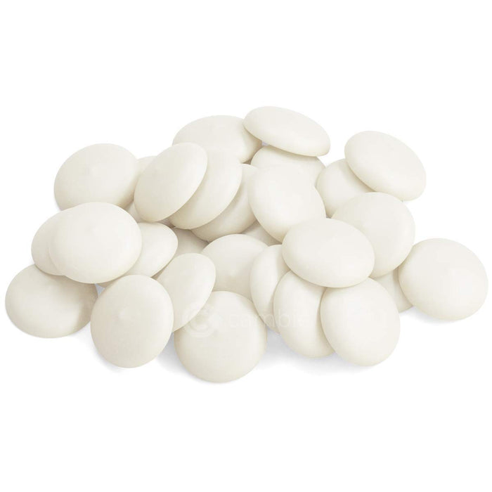 Merckens Bright White Chocolate Flavored Candy Coating 25 pounds