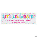 52" x 17" Sprinkle Custom Banner - Small